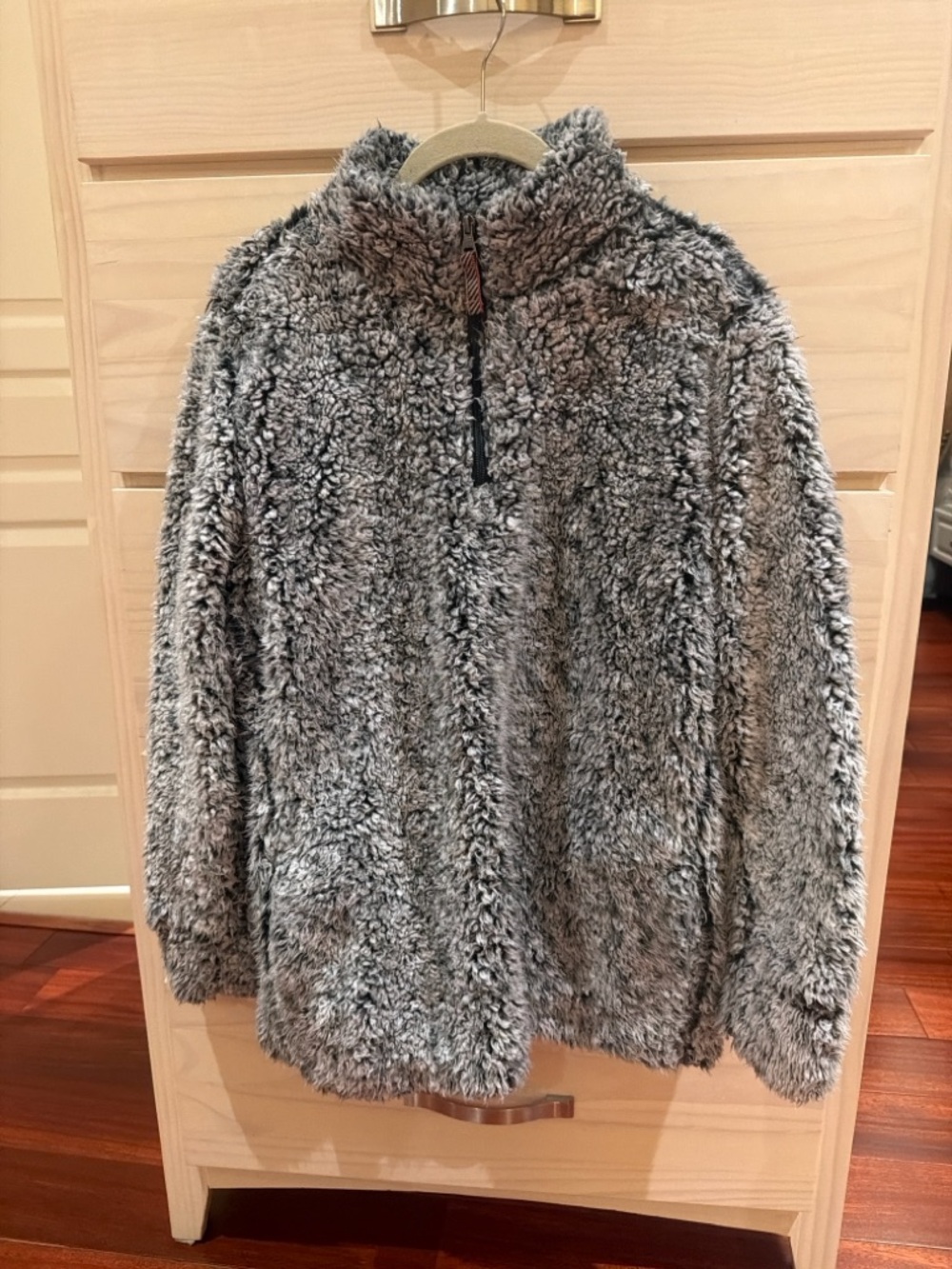 Women’s Weatherproof Gray Sherpa-Lined Jacket